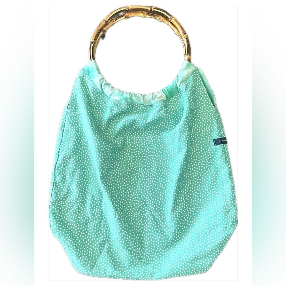 LANDS END Reversible Hobo Bamboo Bag